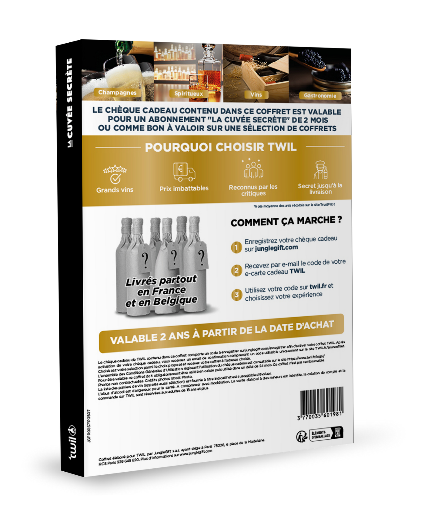 Coffret Cadeau : CUVÉE SECRETE