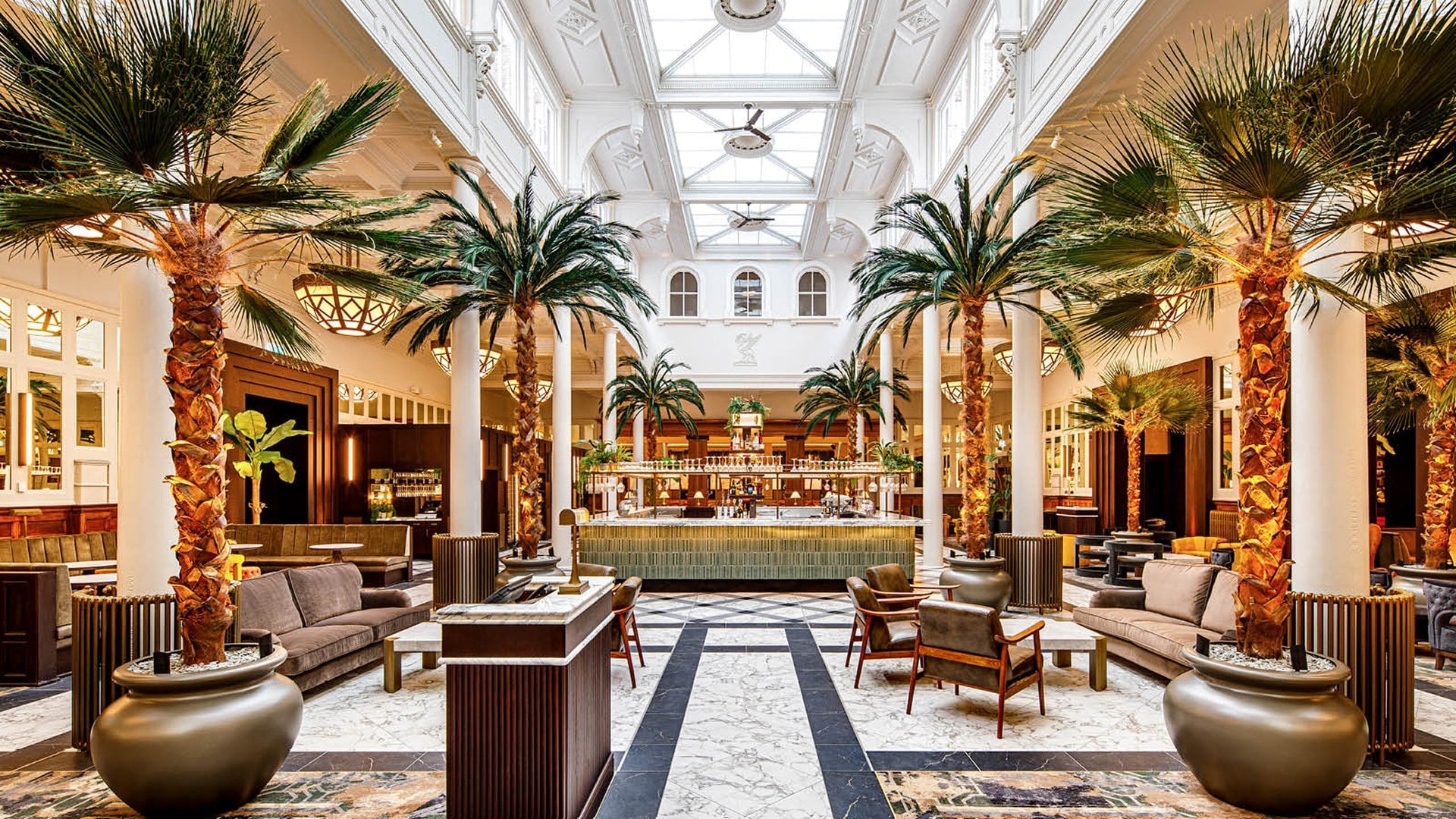 Intérieur d'un luxueux hôtel