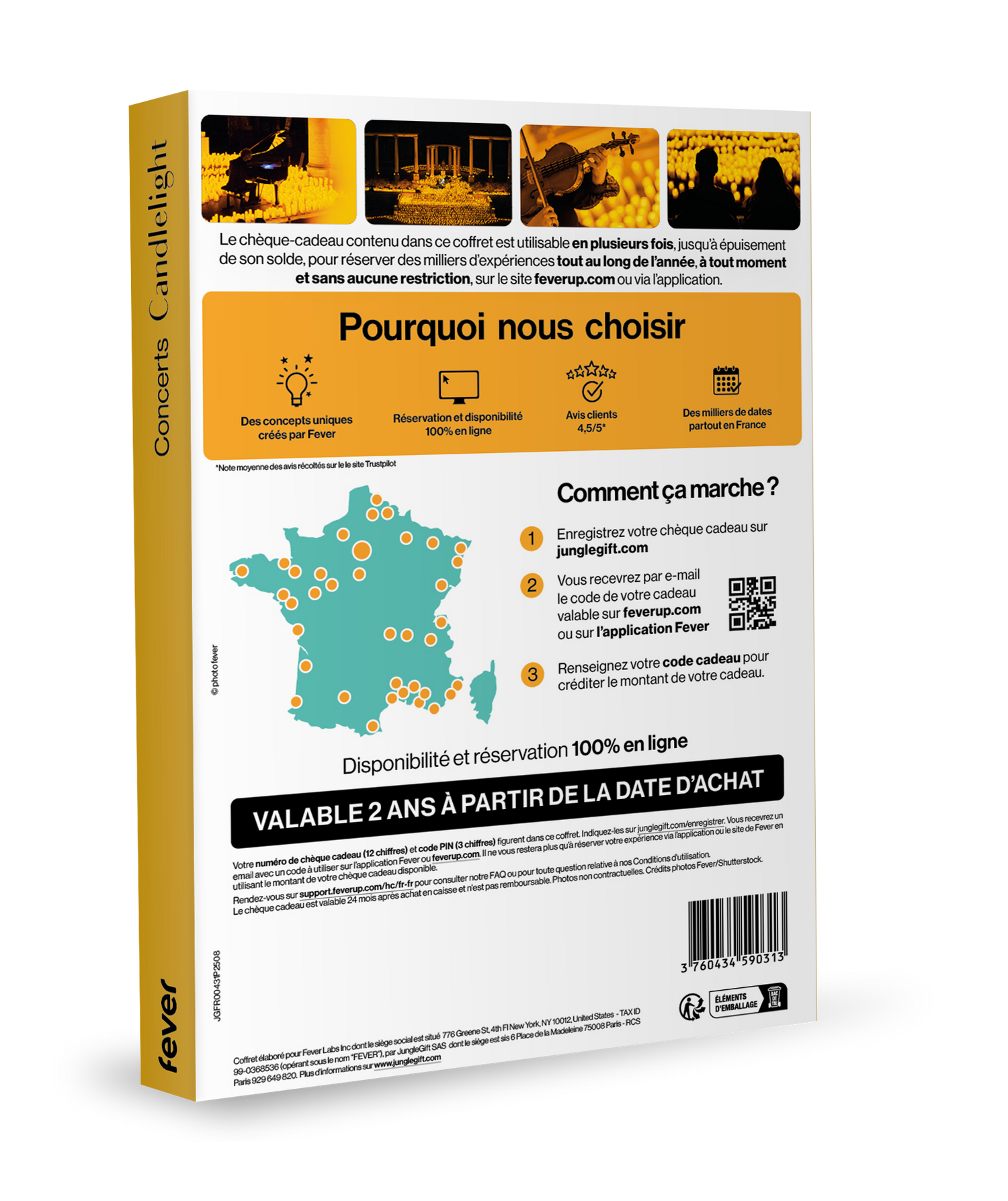 Coffret cadeau Concert à la Bougie | CANDLELIGHT