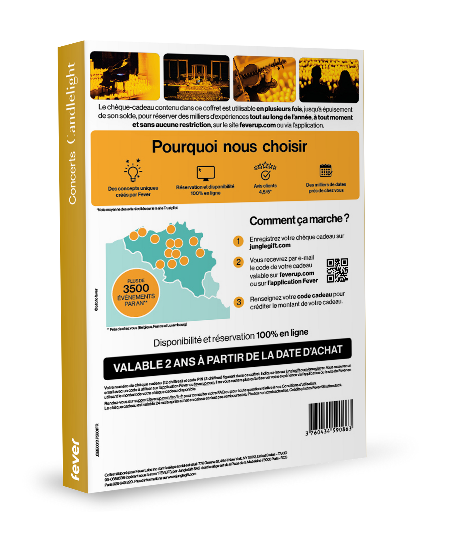 Coffret cadeau Concert à la Bougie | CANDLELIGHT