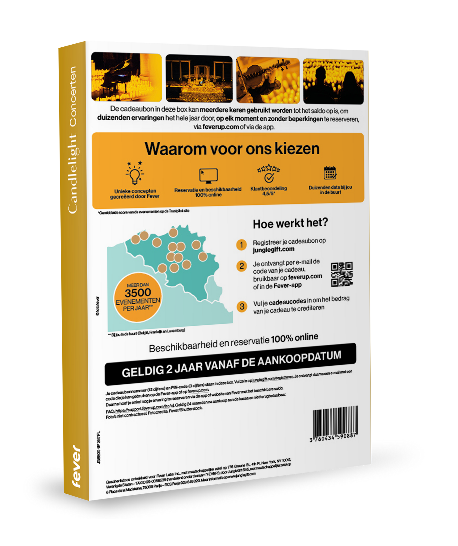 Cadeaubox Fever: Candlelight concerten €80