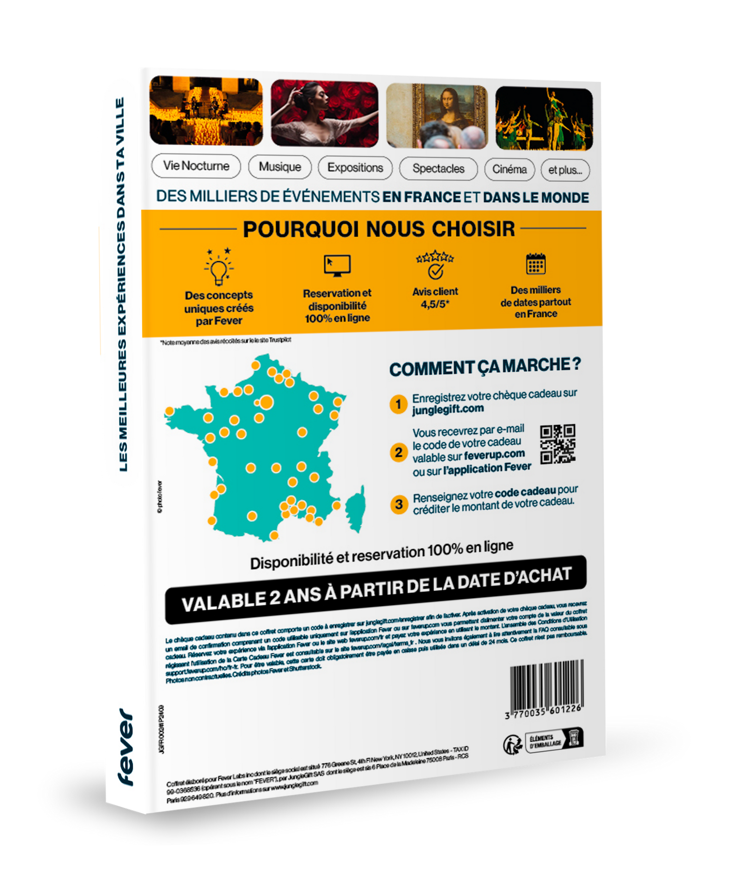 Coffret Cadeau : Une expérience dans ta ville | Fever