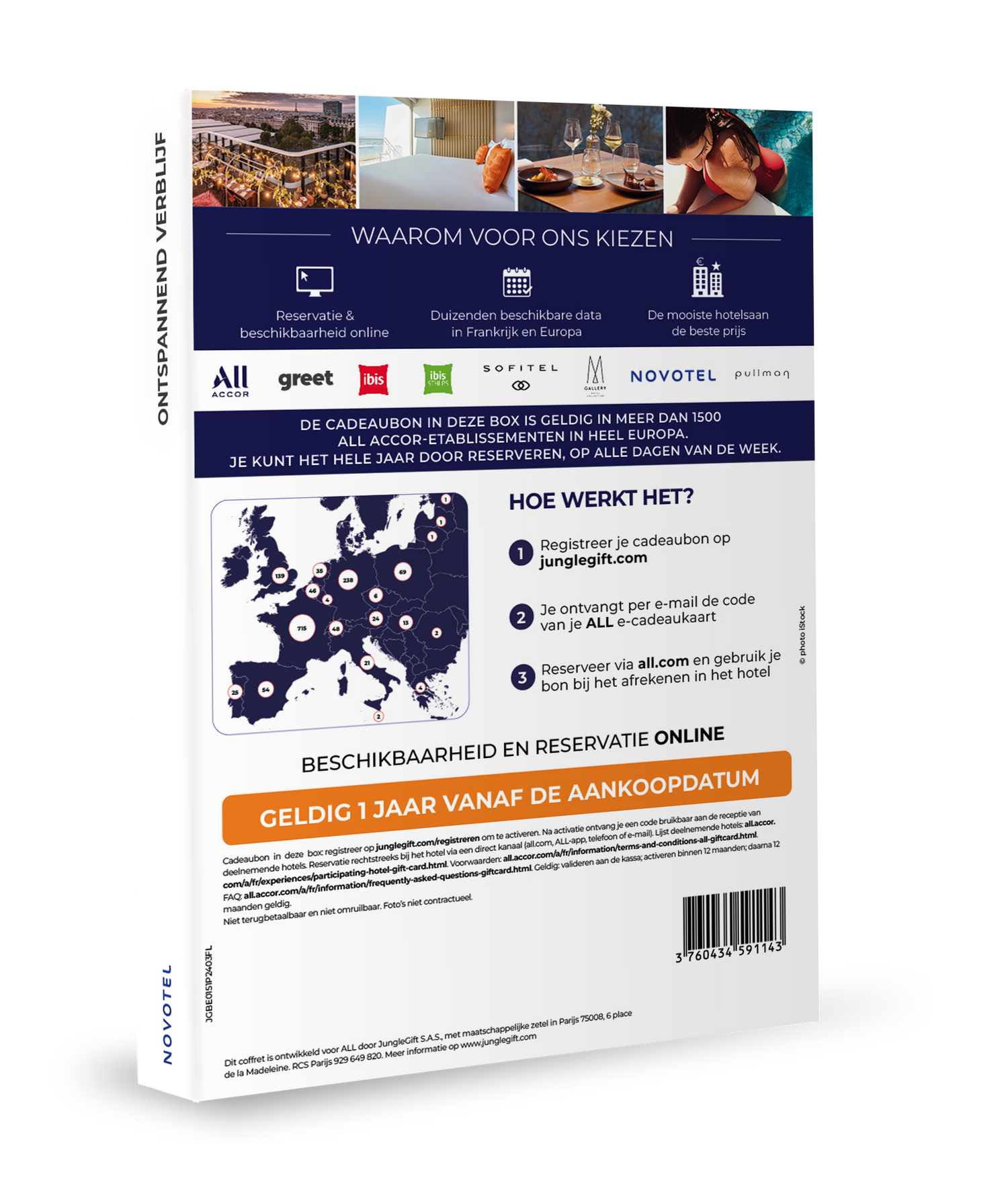 Novotel: weekend- en verblijfservaringen om cadeau te doen