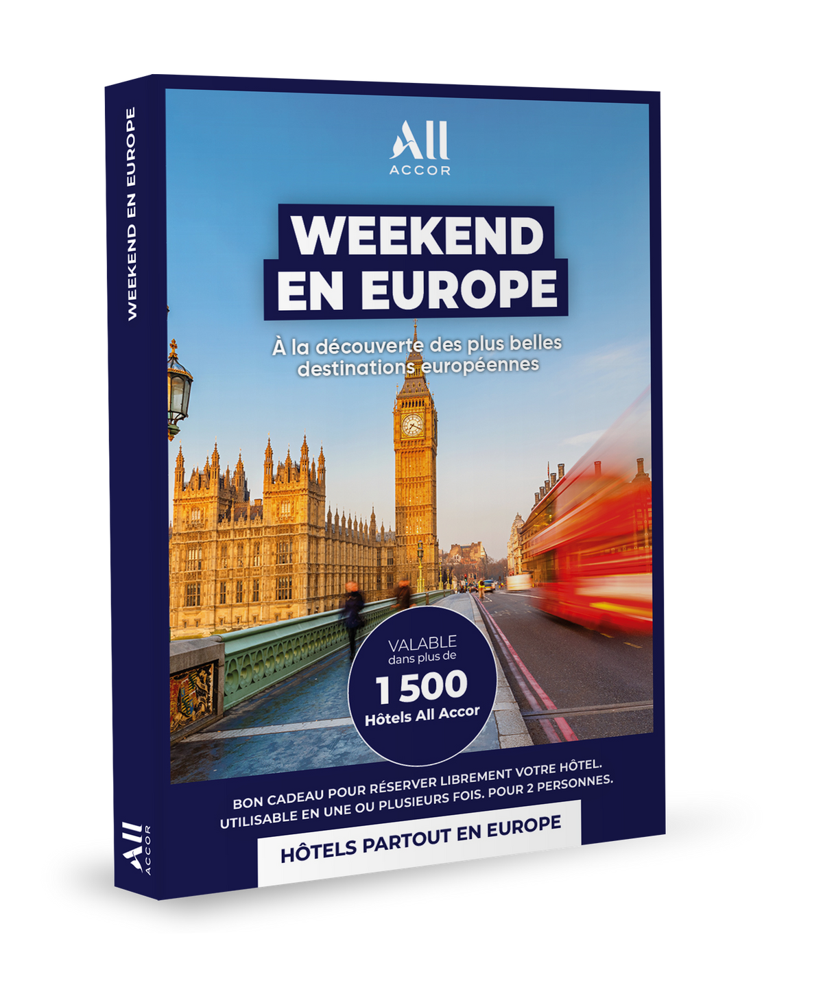 Coffret cadeau ALL ACCOR : Week-end en Europe