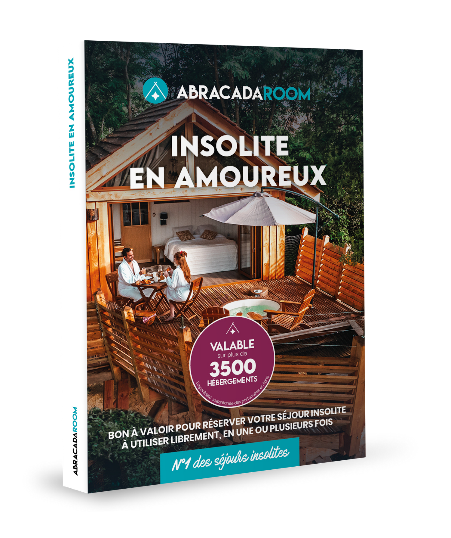Coffret cadeau ABRACADAROOM : 100% insolite en amoureux