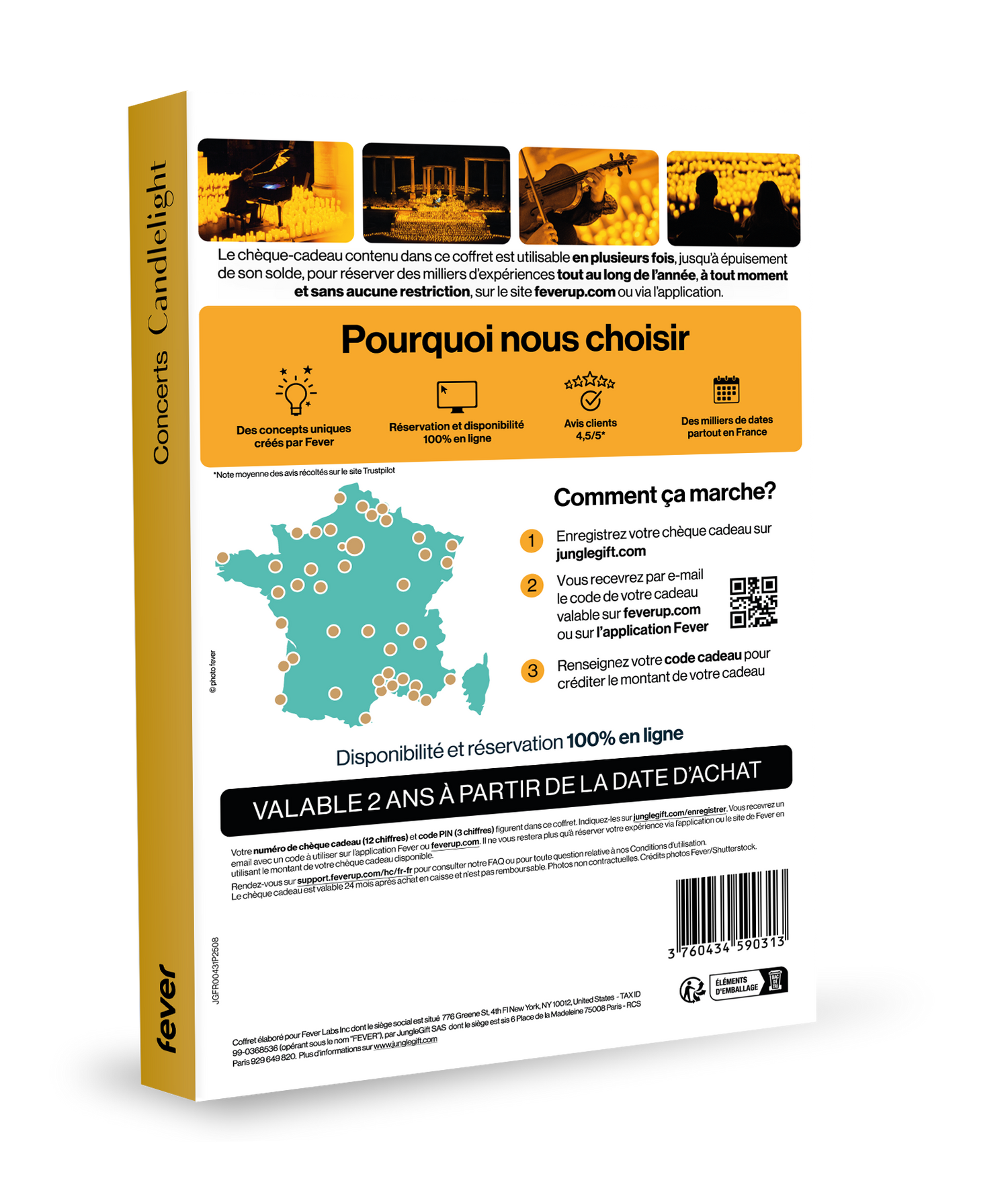 Coffret Cadeau : Concert à la Bougie | Fever