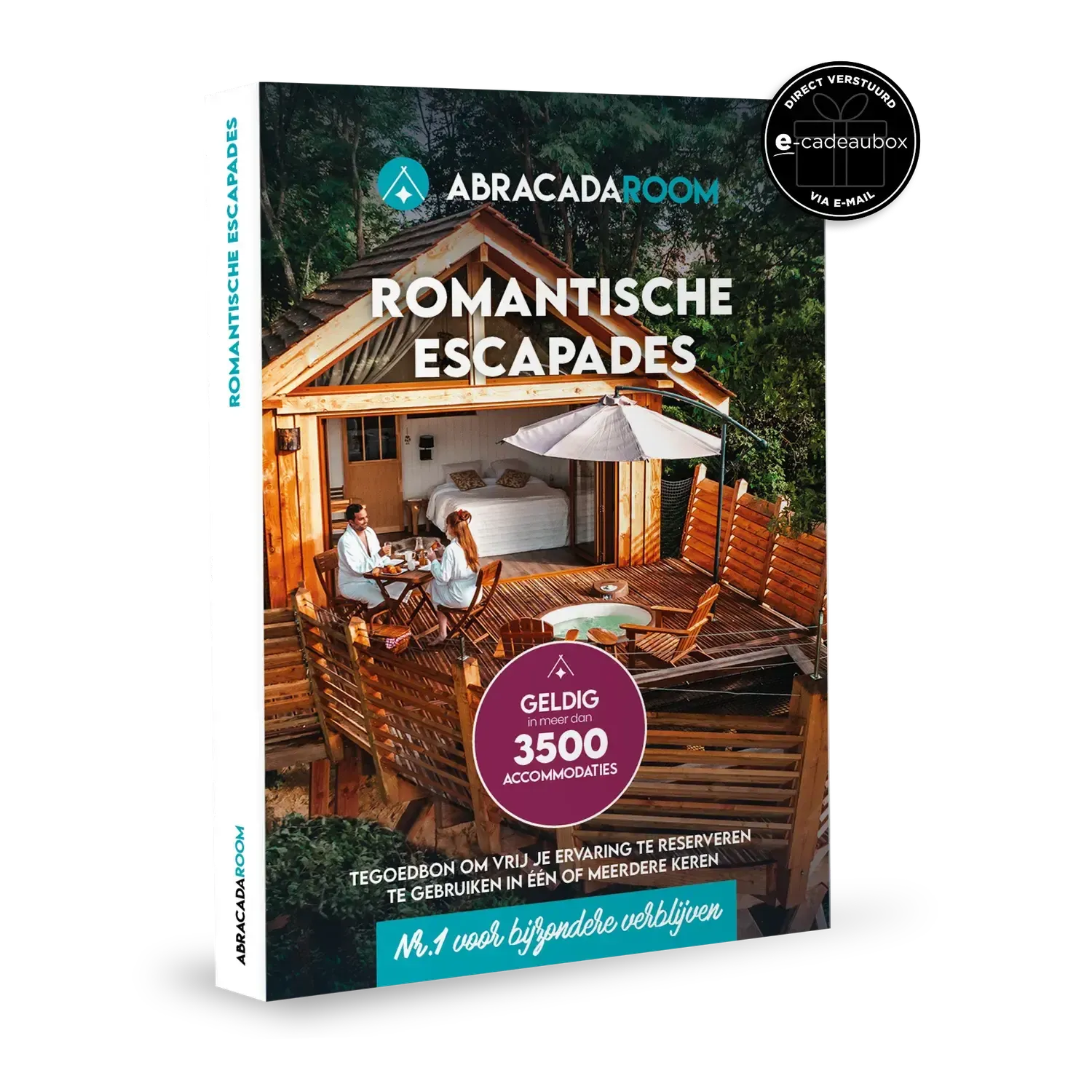 Cadeaubox Abracadaroom: Romantische escapades e-Box