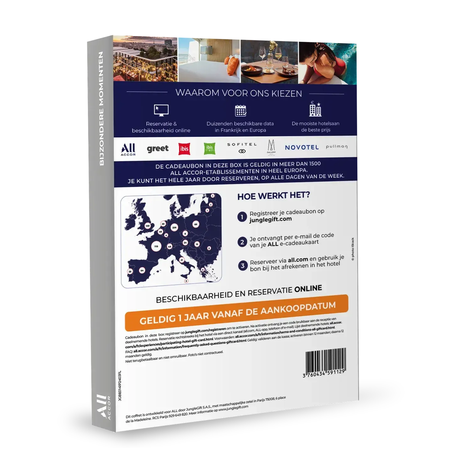 Cadeaubox All Accor: Weekend in Europa 