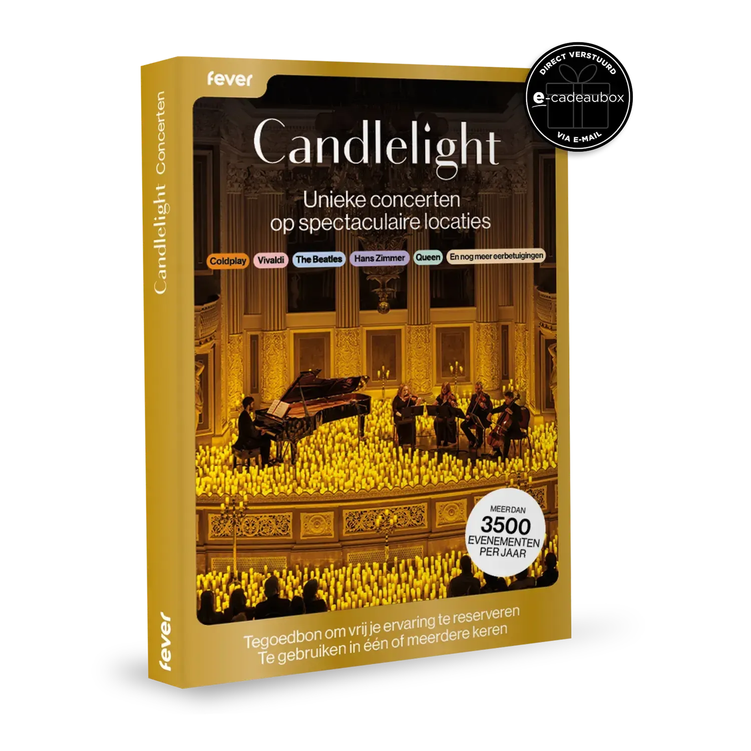 Cadeaubox Fever: Candlelight concerten €100 e-Box