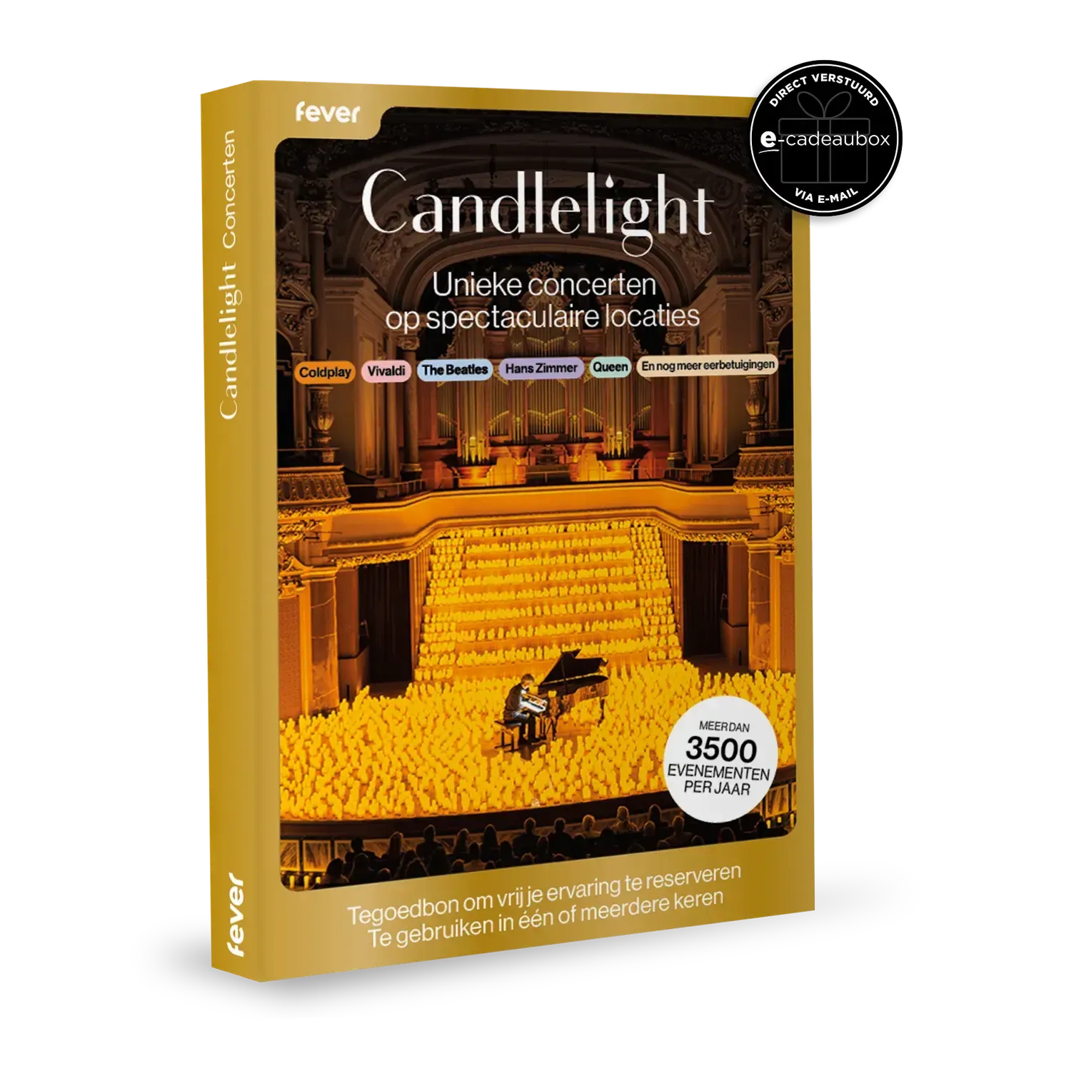 Cadeaubox Fever: Candlelight concerten €50 e-Box