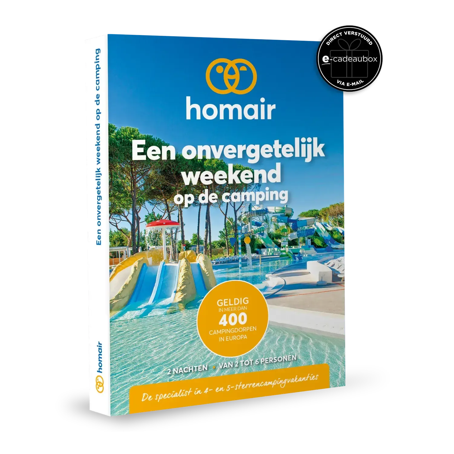 Cadeaubox Homair: Een onvergetelijk weekend op de camping e-Box