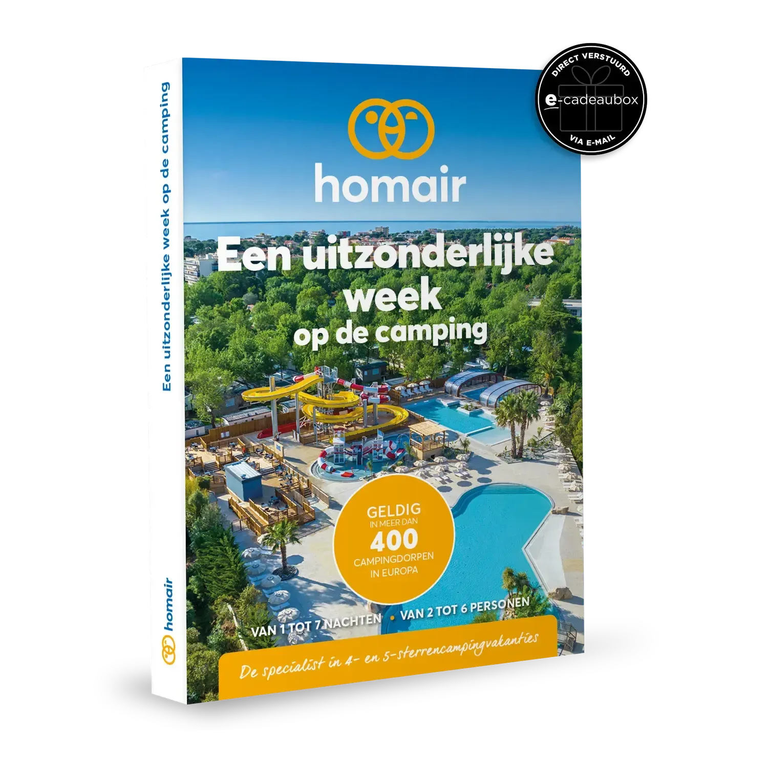 Cadeaubox Homair: Een uitzonderlijke week op de camping e-Box