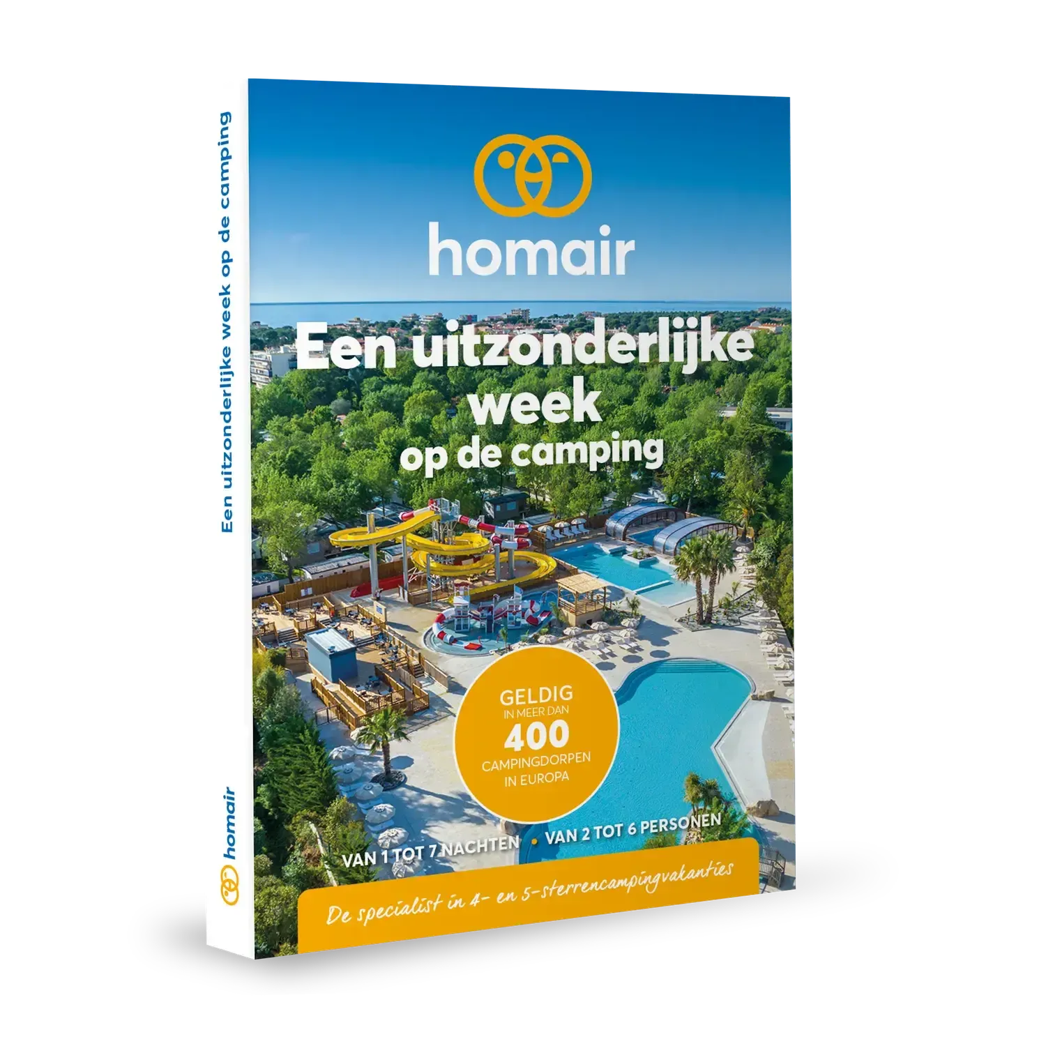Cadeaubox Homair: Een uitzonderlijke week op de camping Cadeaubox fysieke