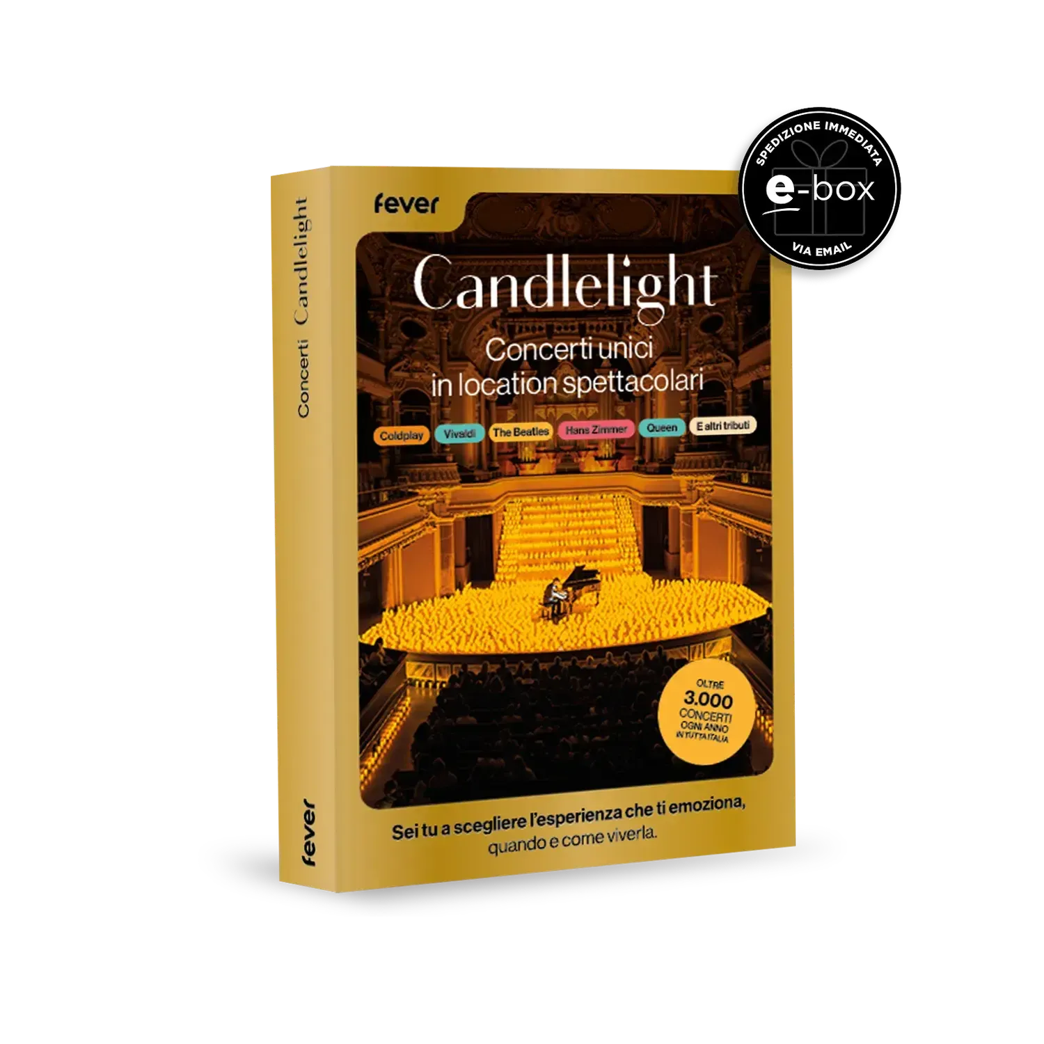 Cofanetto regalo CANDLELIGHT : Concerto di musica e-Box