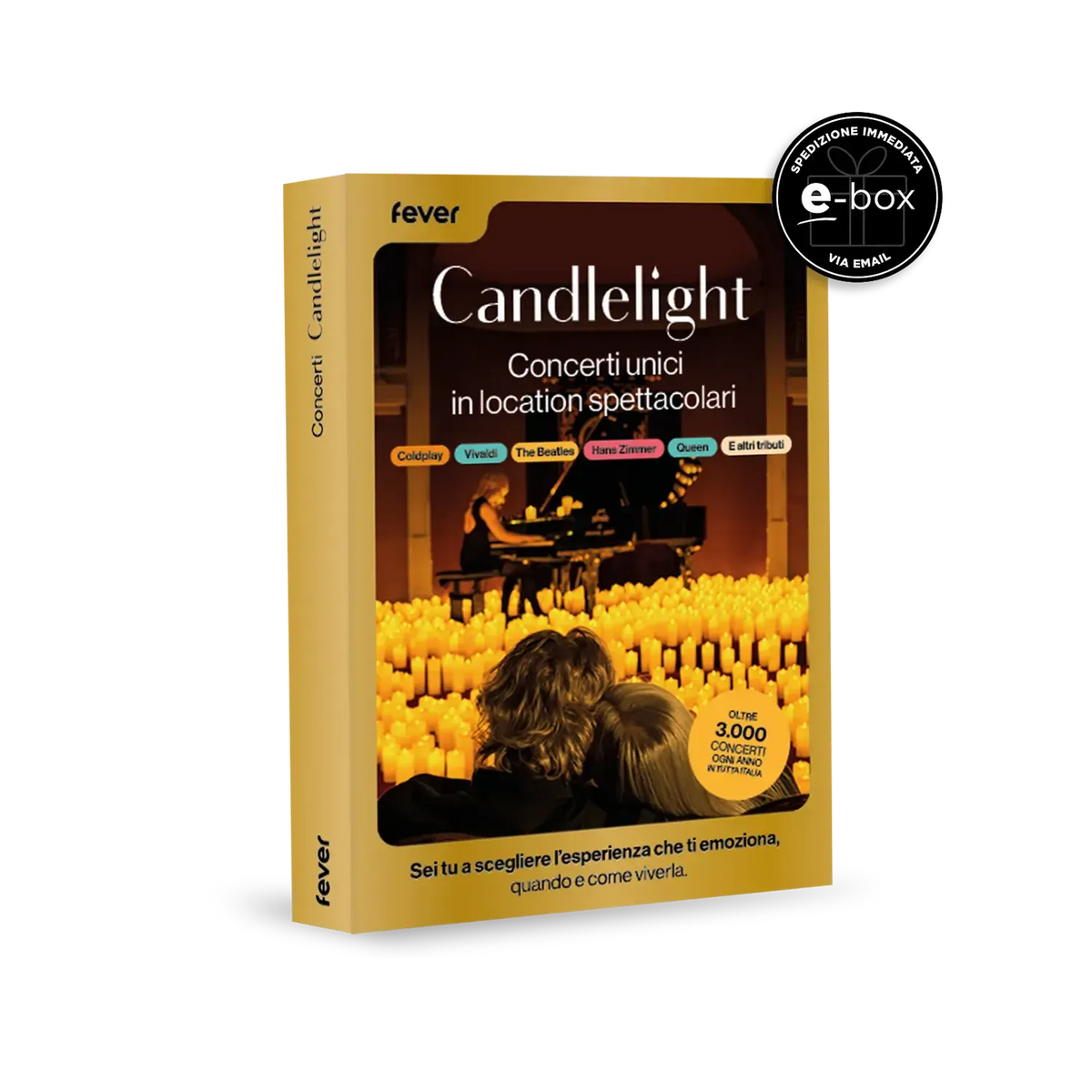 Cofanetto regalo CANDLELIGHT : Concerto di musica e-Box