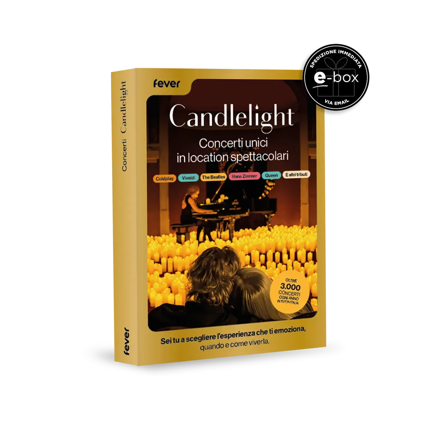 Cofanetto regalo CANDLELIGHT : Concerto di musica e-Box