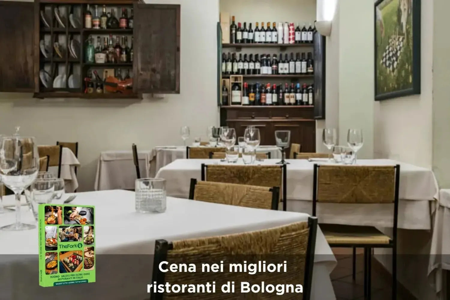 Cofanetto regalo: Cena nei migliori ristoranti di Bologna 40€