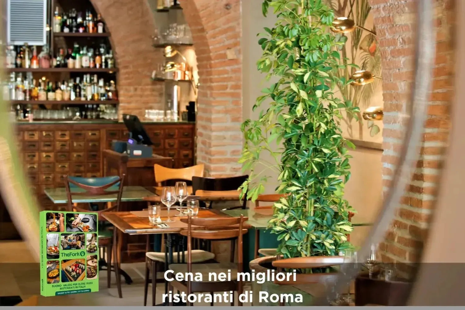 Cofanetto regalo: Cena nei migliori ristoranti di Roma 40€