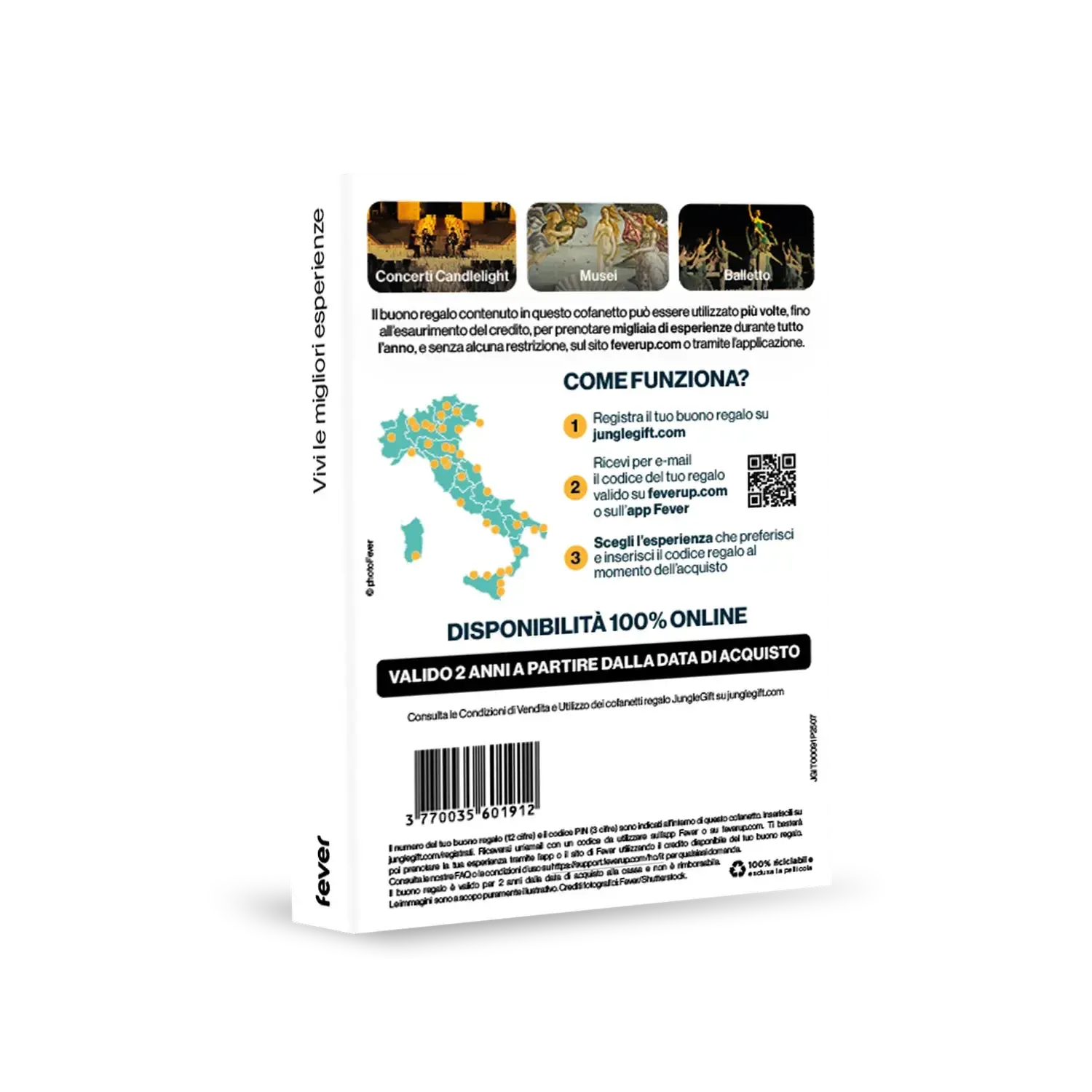 Cofanetto regalo FEVER : Vivi le migliori esperienze con fever 