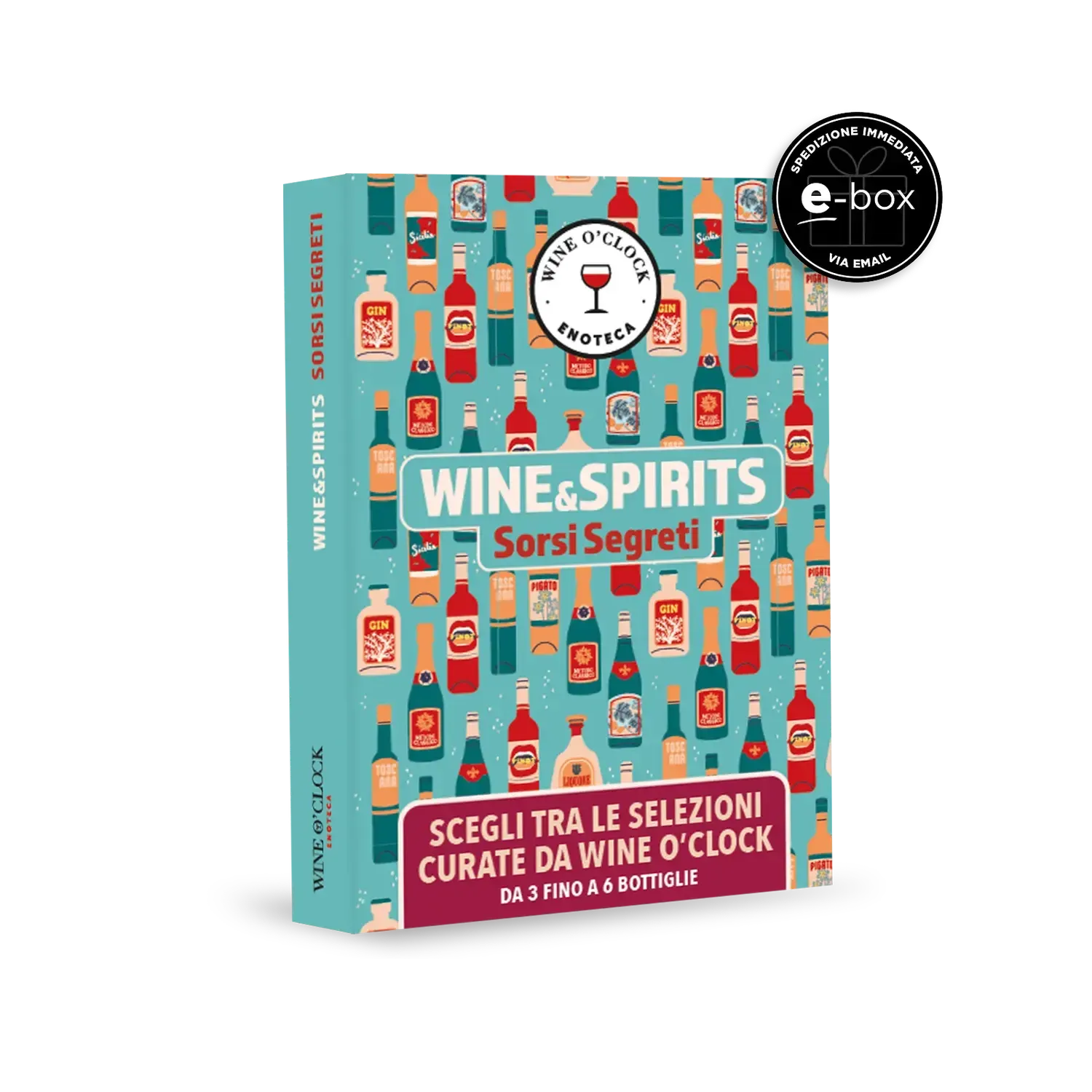Cofanetto regalo WINE O'CLOCK : Sorsi Segreti e-Box