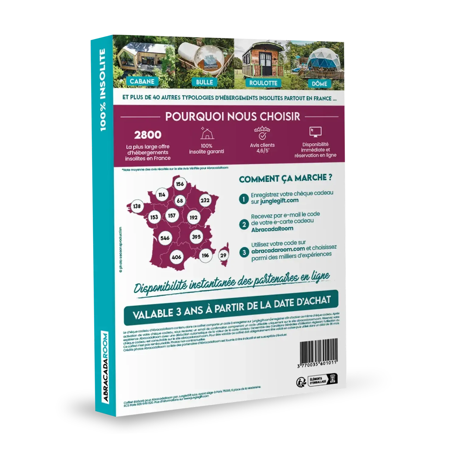 Coffret Cadeau ABRACADAROOM : 100% insolite 