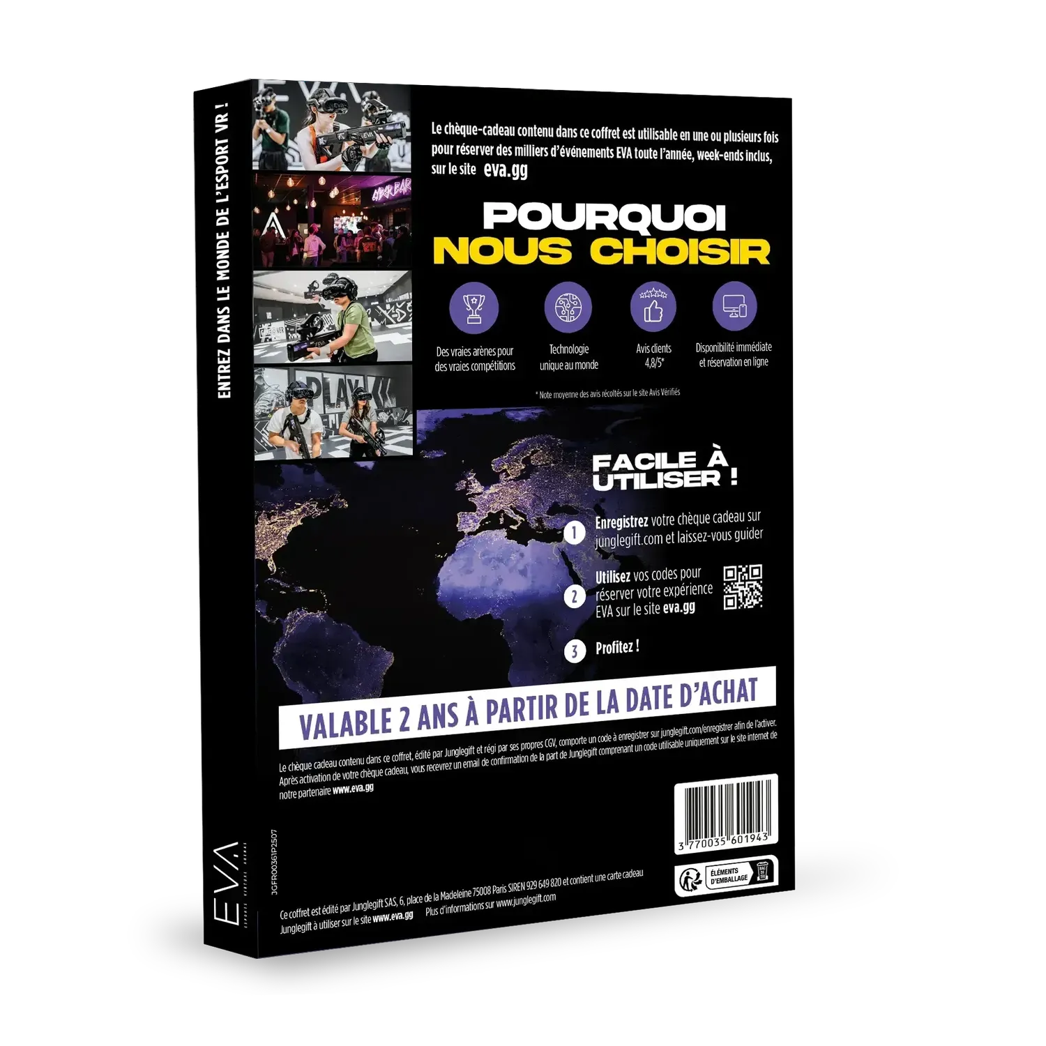Coffret Cadeau EVA : L’ESPORT VR 