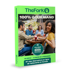 Coffret Cadeau THEFORK : 100% gourmand Coffret physique