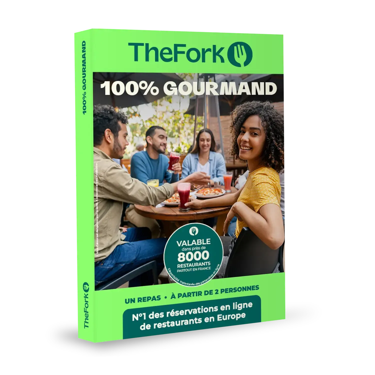 Coffret Cadeau THEFORK : 100% gourmand Coffret physique