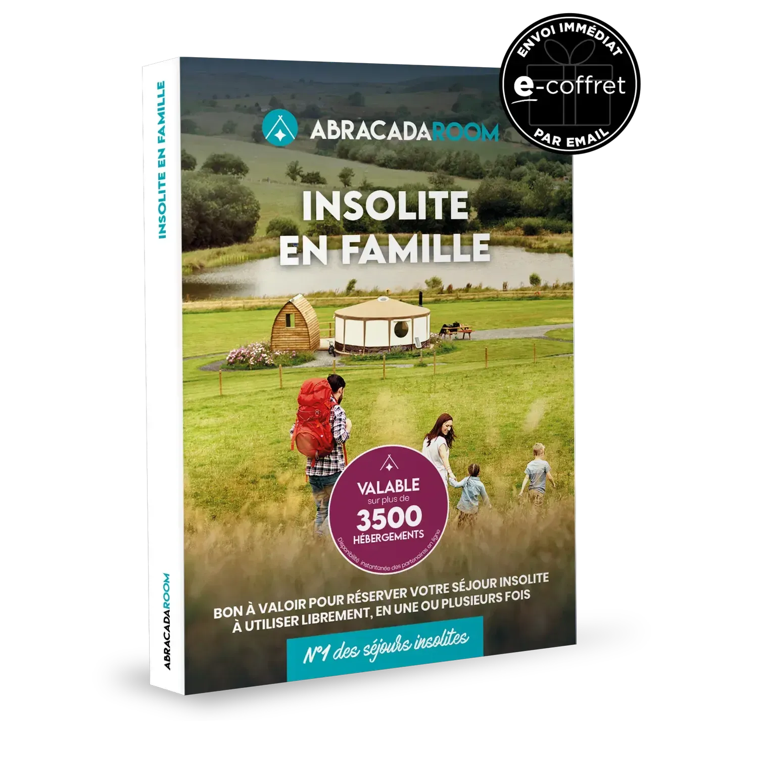 Coffret cadeau ABRACADAROOM : Insolite en famille e-Coffret