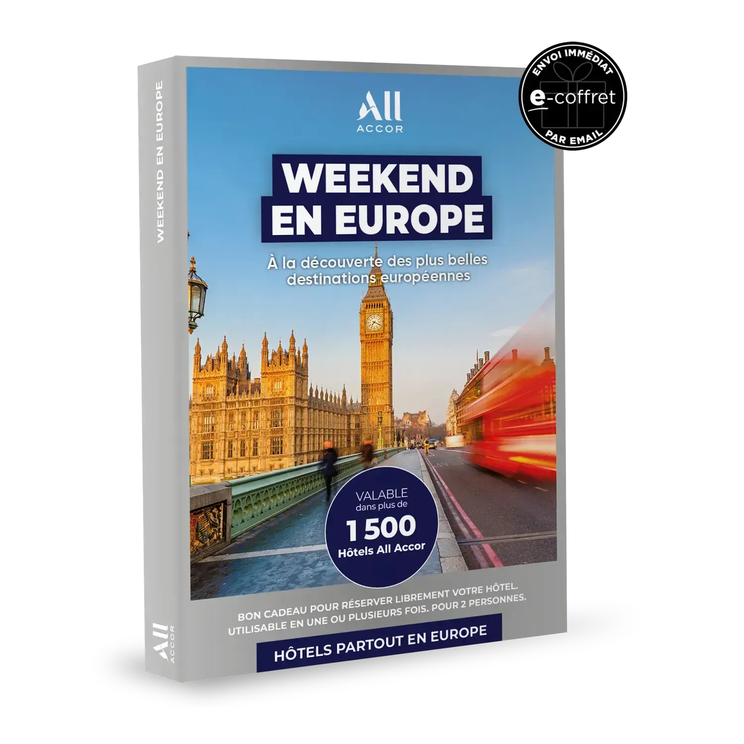 Coffret cadeau ALL ACCOR : Week-end en Europe e-Coffret