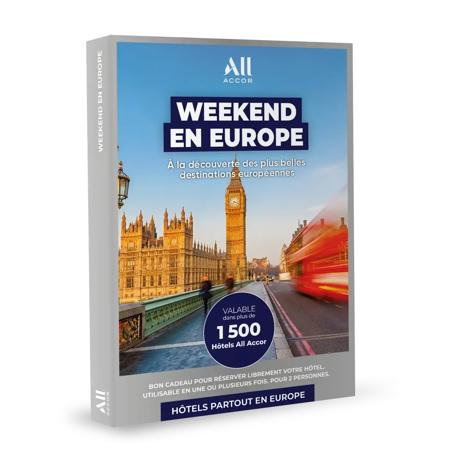 Coffret cadeau ALL ACCOR : Week-end en Europe Coffret physique