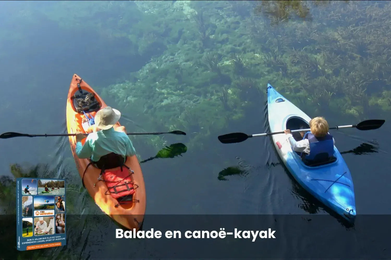Coffret cadeau : Balade en canoë-kayak 