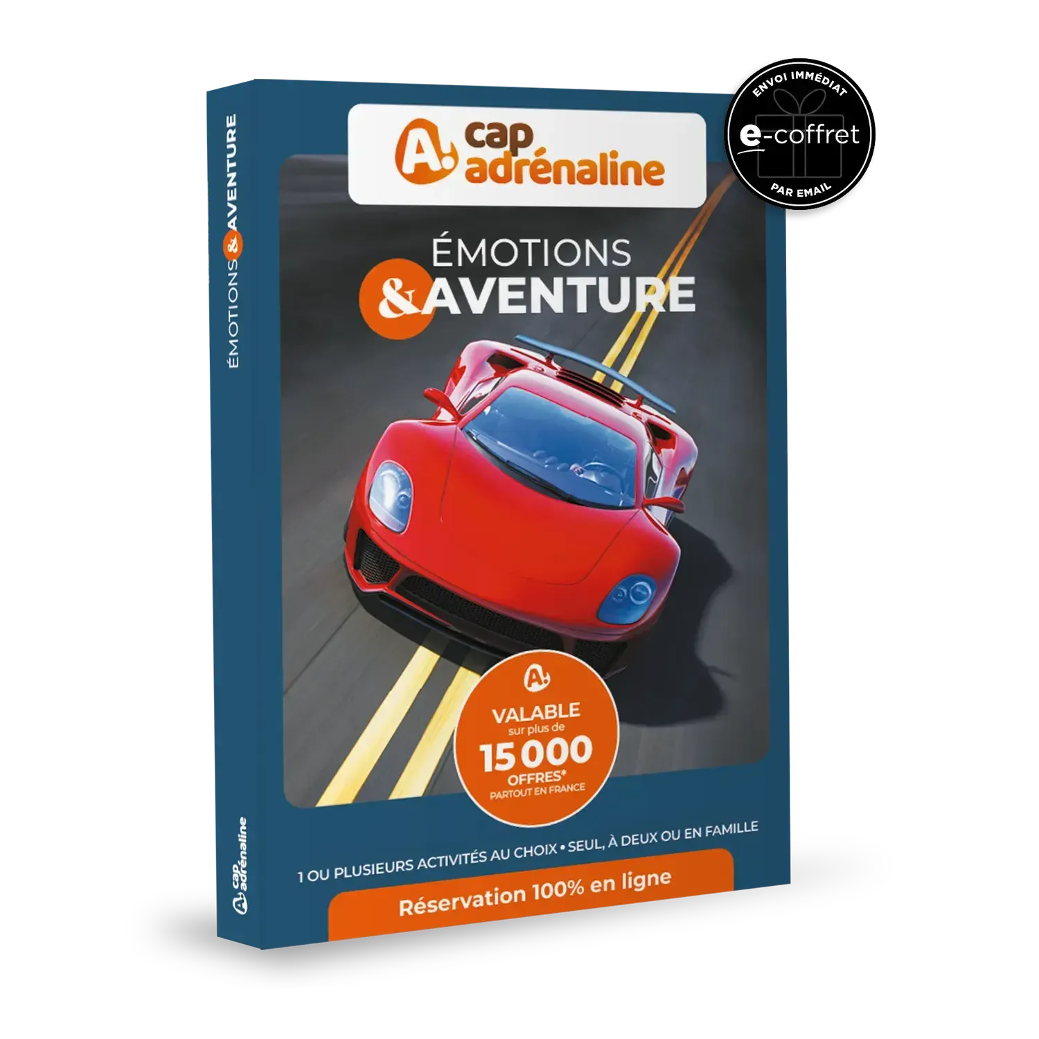 Coffret cadeau CAP ADRÉNALINE : Émotions & AVENTURE e-Coffret