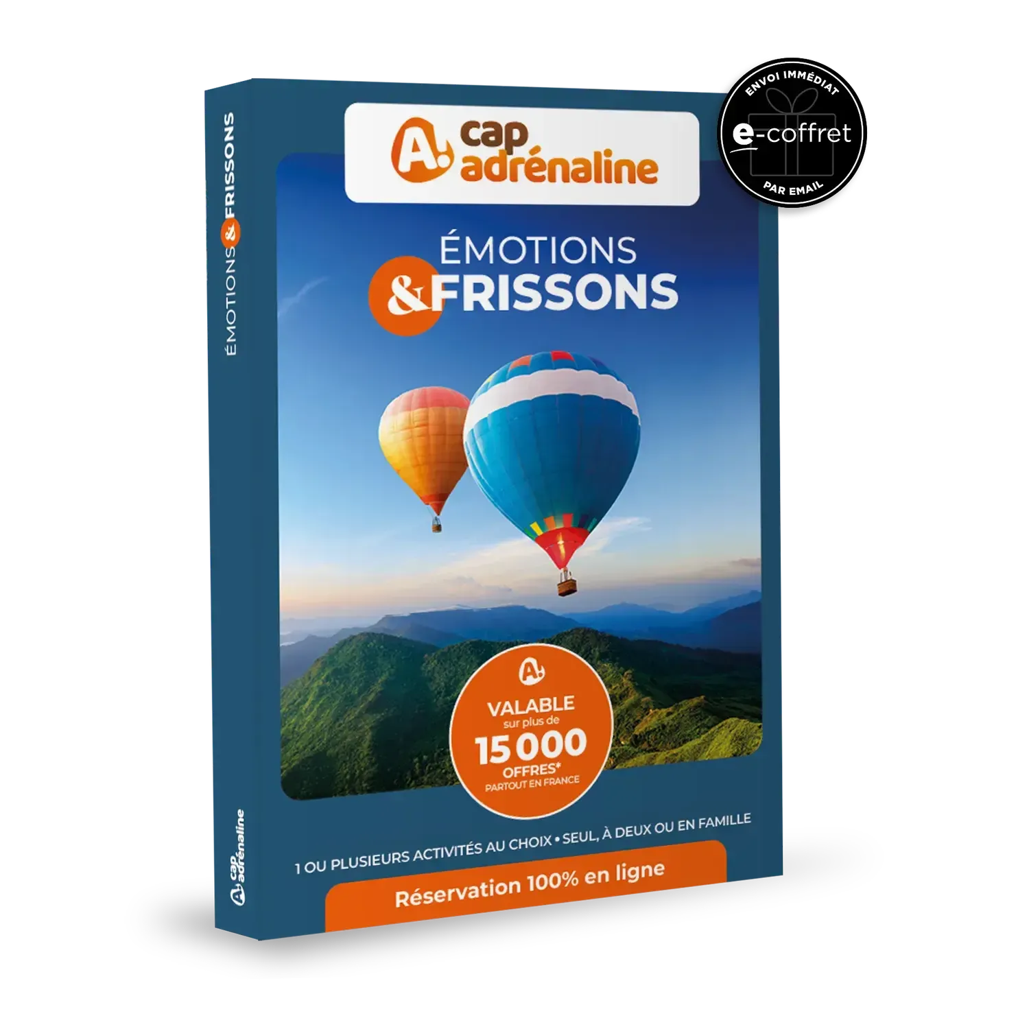 Coffret cadeau CAP ADRÉNALINE : Émotions & FRISSONS e-Coffret