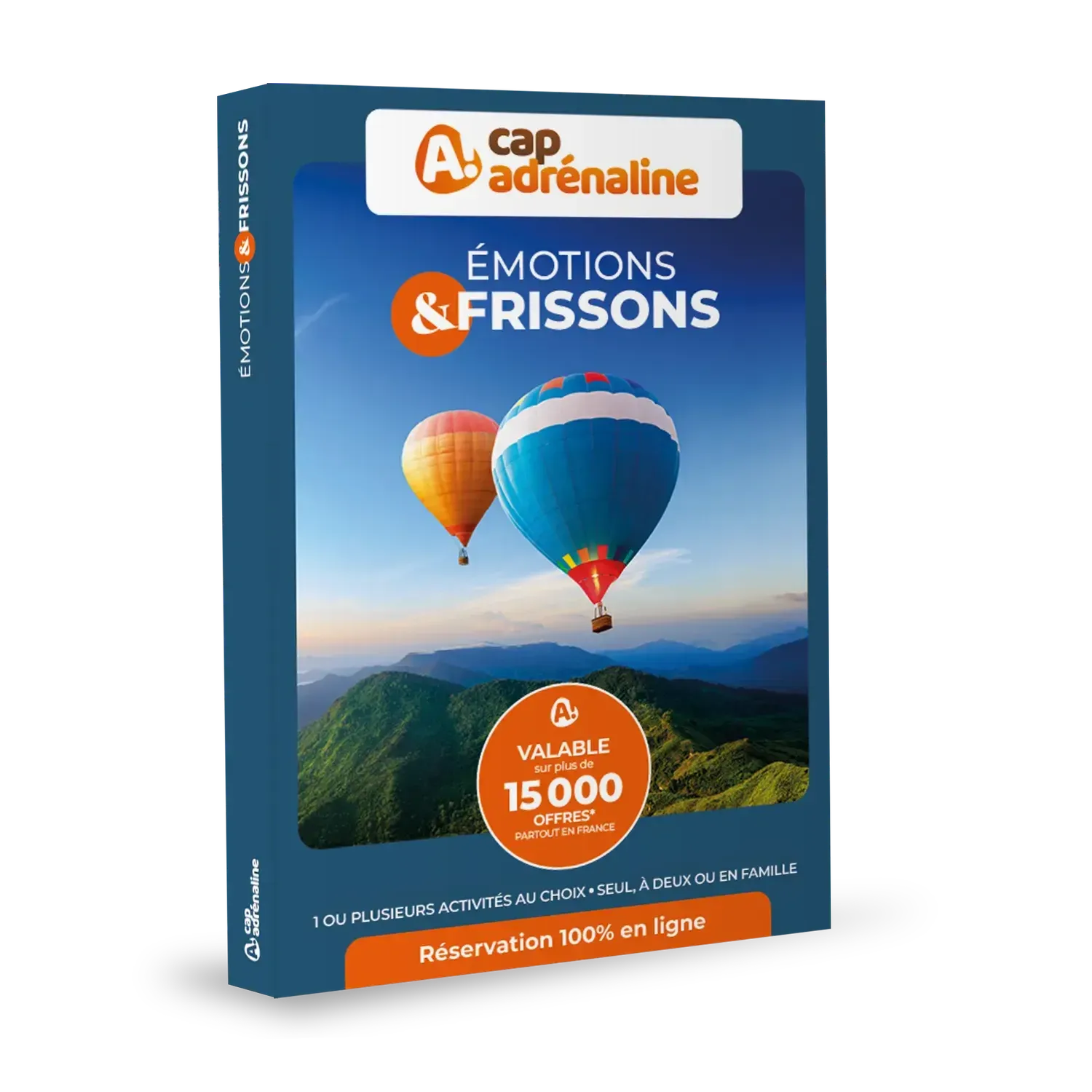 Coffret cadeau CAP ADRÉNALINE : Émotions & FRISSONS Coffret physique