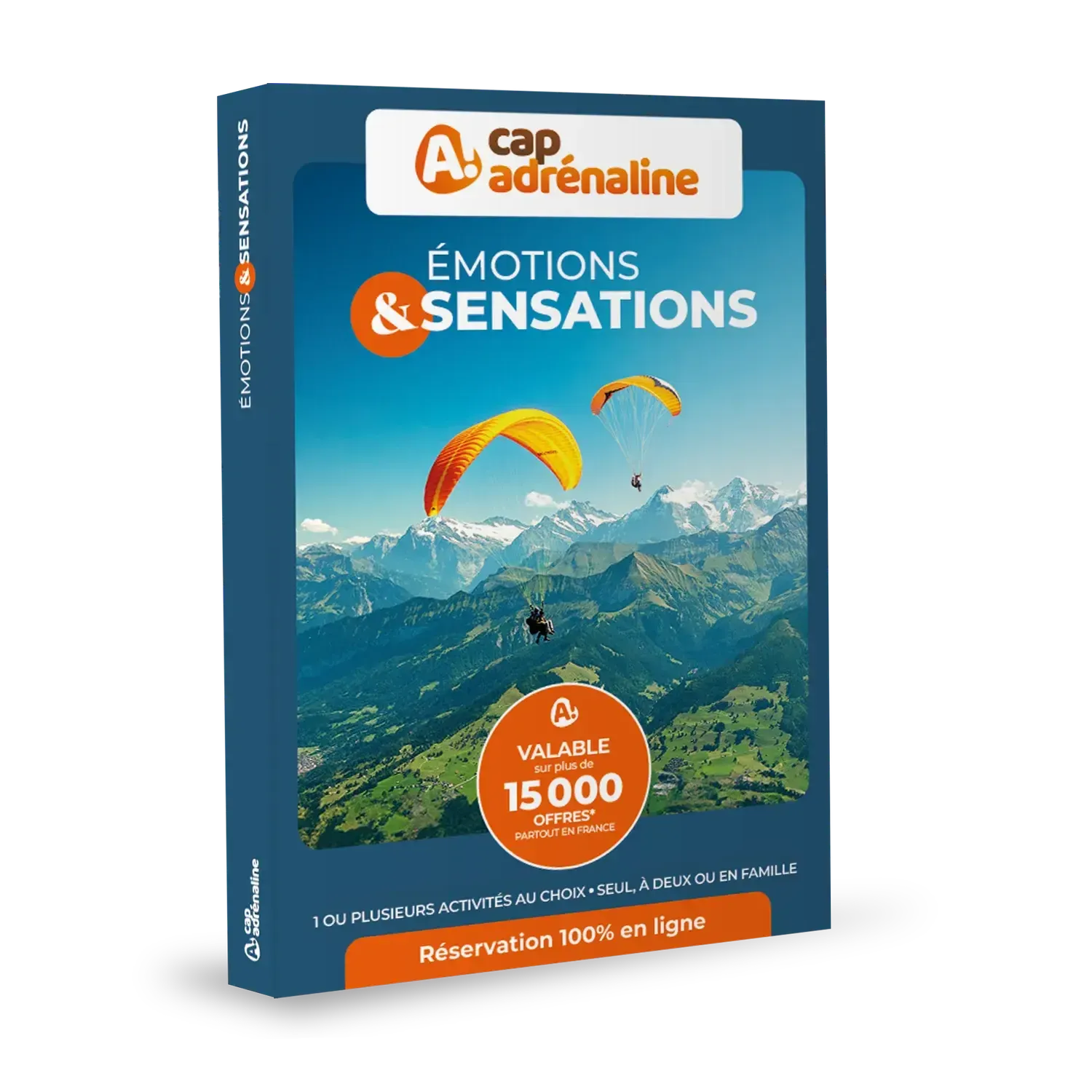 Coffret cadeau CAP ADRÉNALINE : Émotions & SENSATIONS Coffret physique