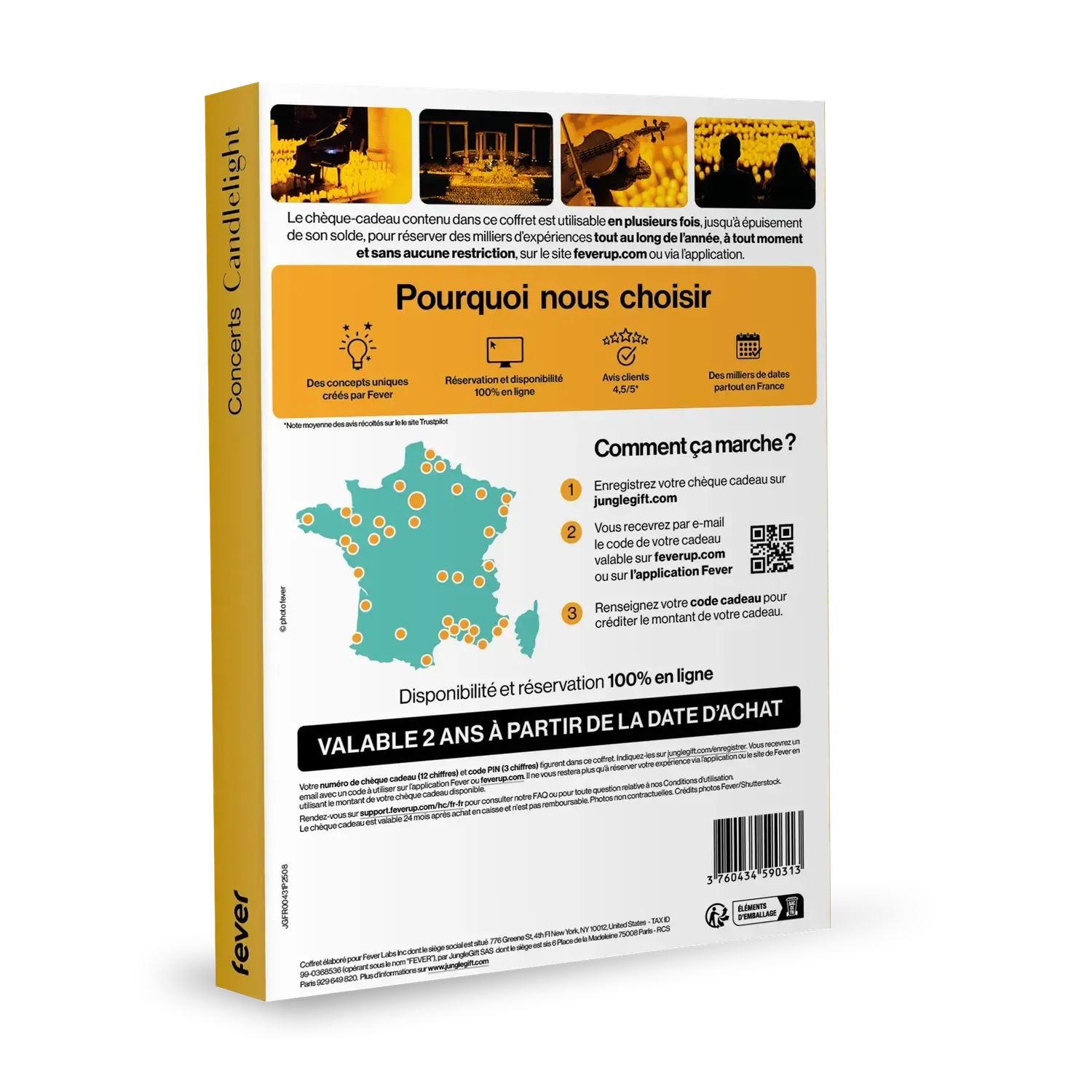Coffret cadeau Concert à la Bougie | CANDLELIGHT 