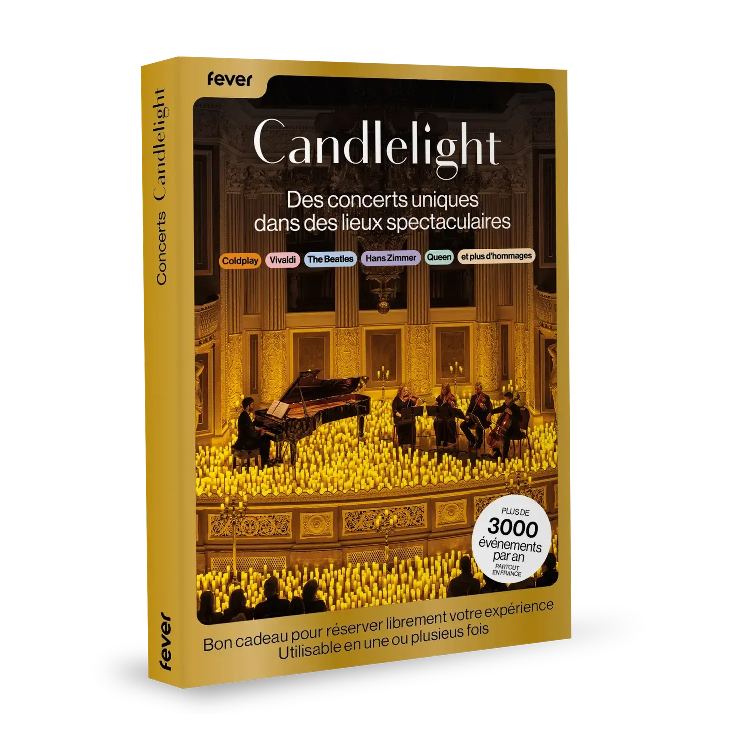 Coffret cadeau Concert à la Bougie | CANDLELIGHT Coffret physique