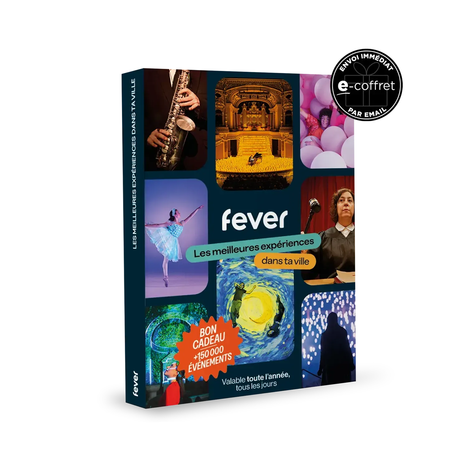 Coffret cadeau FEVER : Spectacle, Concert, Attraction, Cinéma e-Coffret