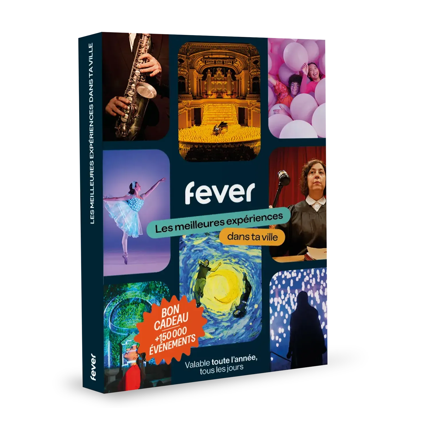 Coffret cadeau FEVER : Spectacle, Concert, Attraction, Cinéma Coffret physique