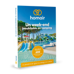Coffret cadeau HOMAIR : Un week-end inoubliable au camping Coffret physique