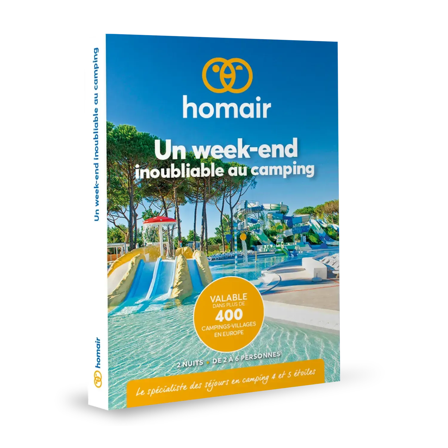 Coffret cadeau HOMAIR : Un week-end inoubliable au camping Coffret physique
