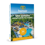 Coffret cadeau HOMAIR : Une semaine exceptionnelle au camping Coffret physique