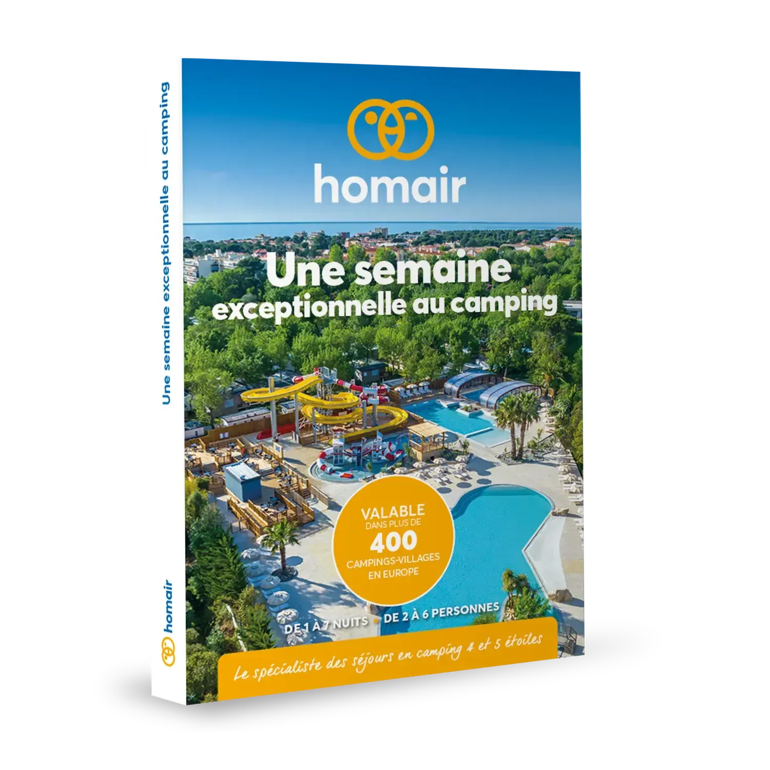 Coffret cadeau HOMAIR : Une semaine exceptionnelle au camping Coffret physique
