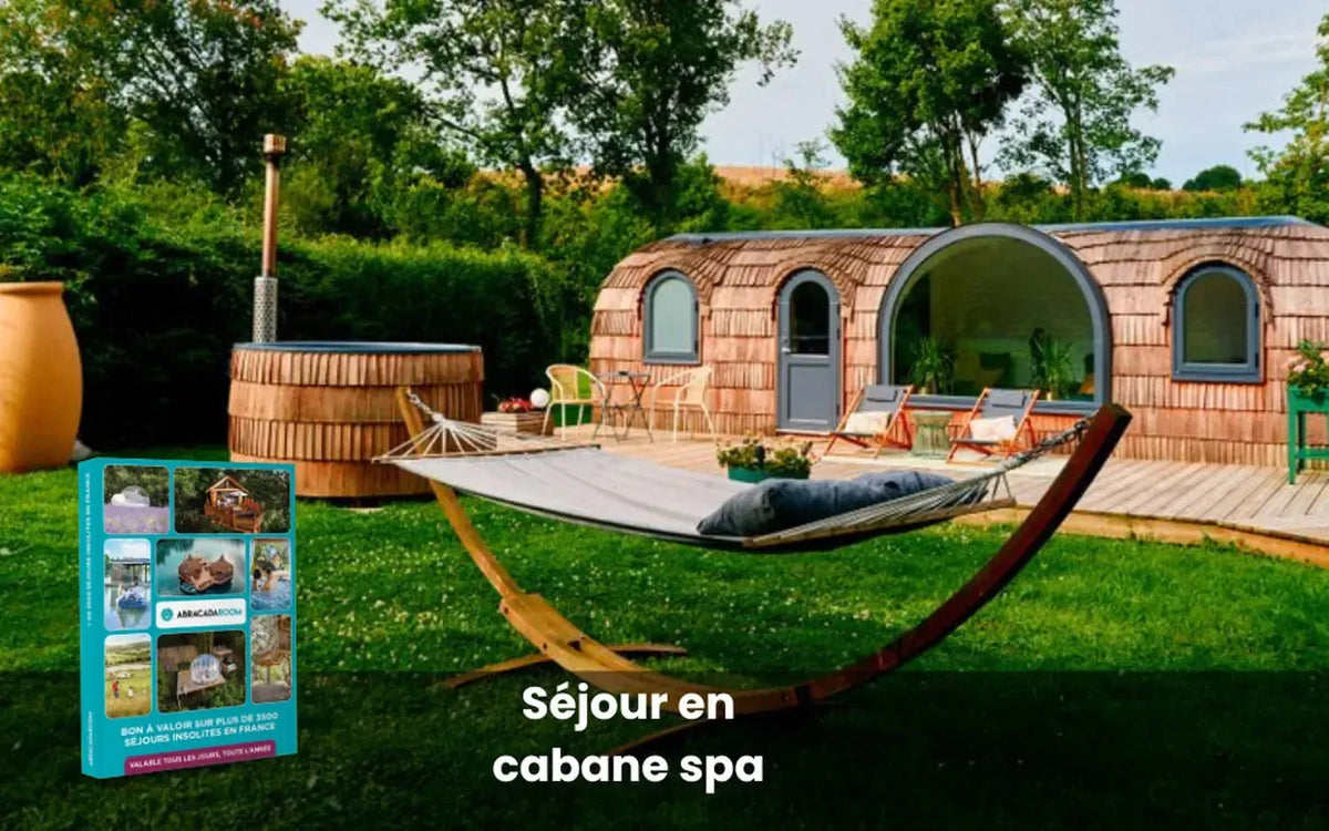 Coffret cadeau : Séjour en cabane spa 