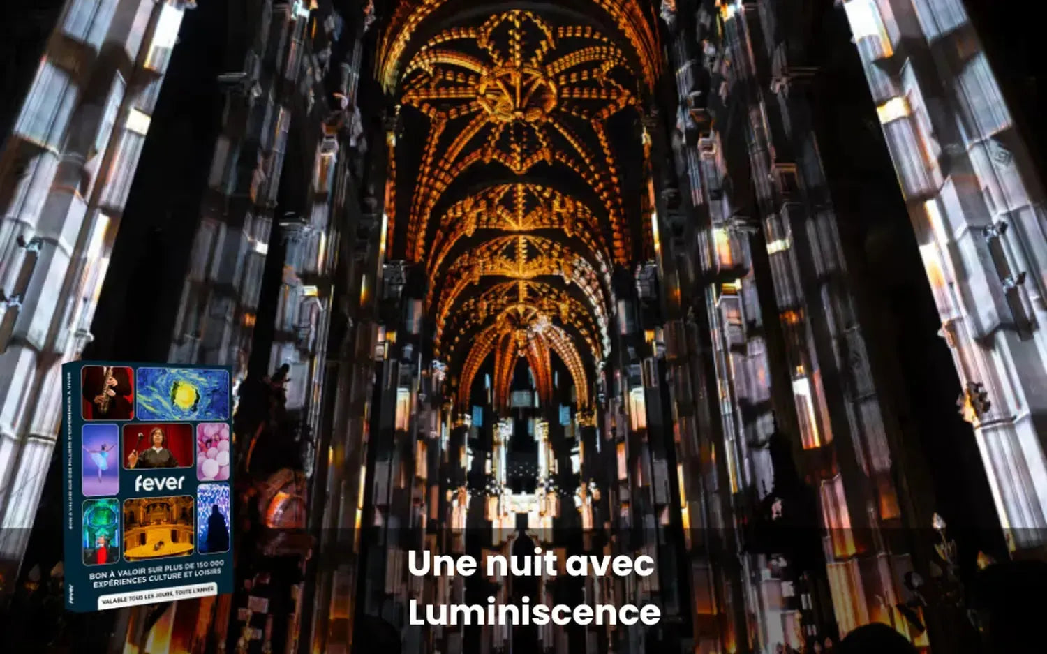 Coffret cadeau : Spectacle son et lumière 