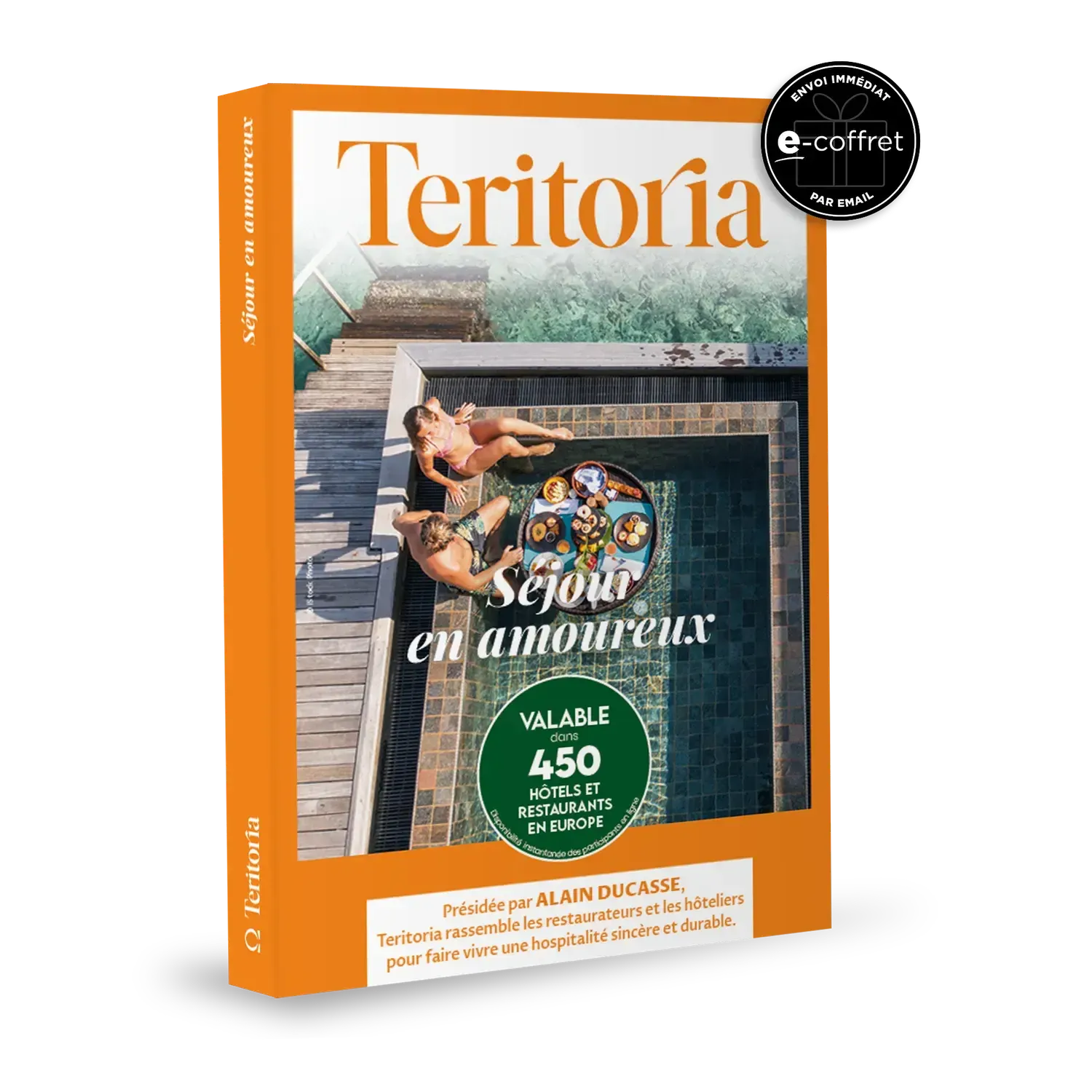 Coffret cadeau TERITORIA : Séjour en amoureux e-Coffret