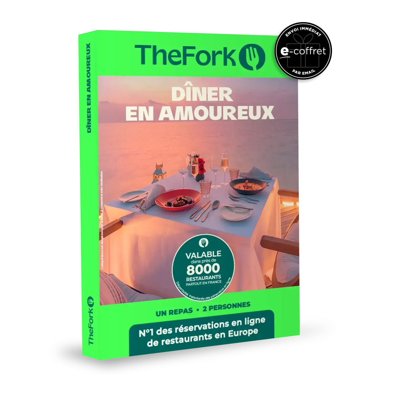 Coffret cadeau THEFORK : Dîner en amoureux e-Coffret