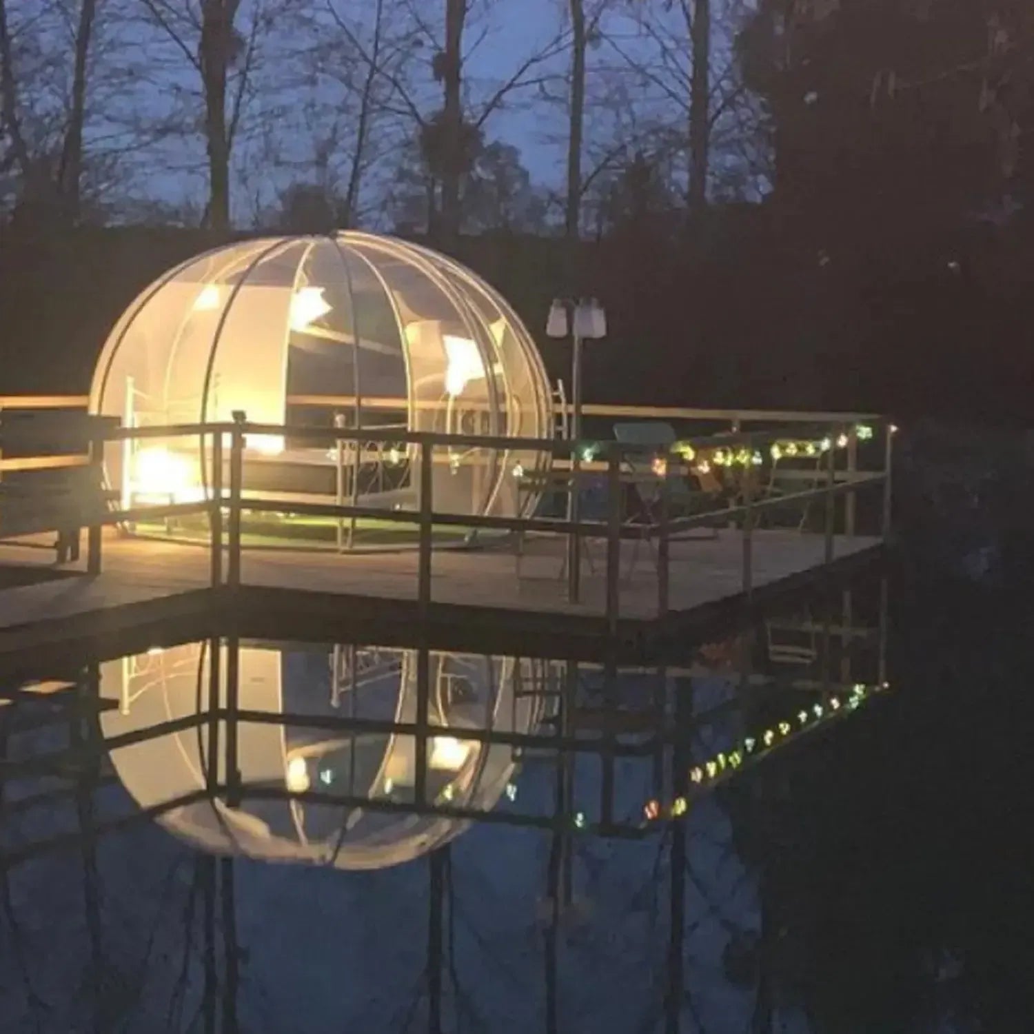 Coffret cadeau : Une nuit dans une bulle sous les étoiles 250€