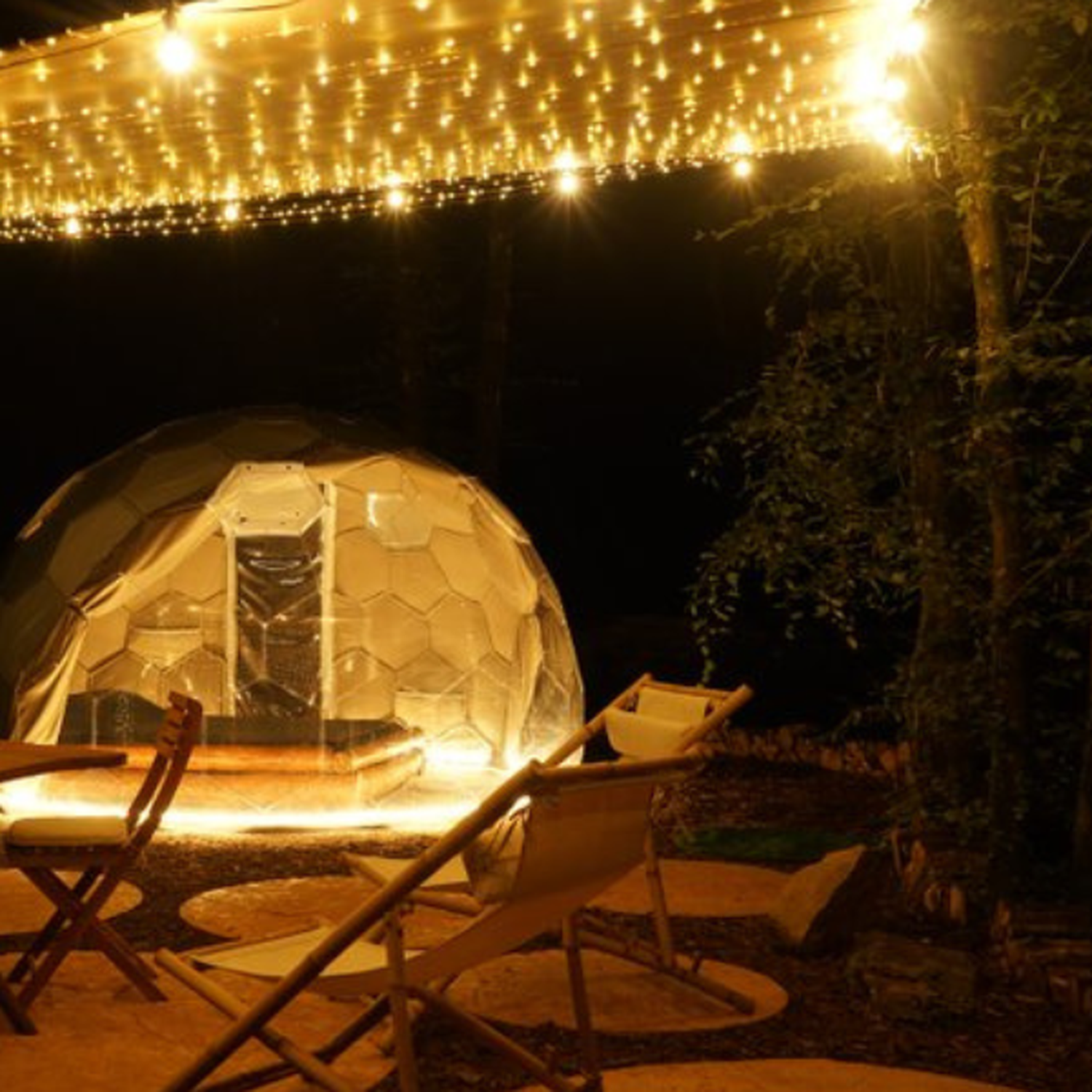 Coffret cadeau : Une nuit dans une bulle sous les étoiles 
